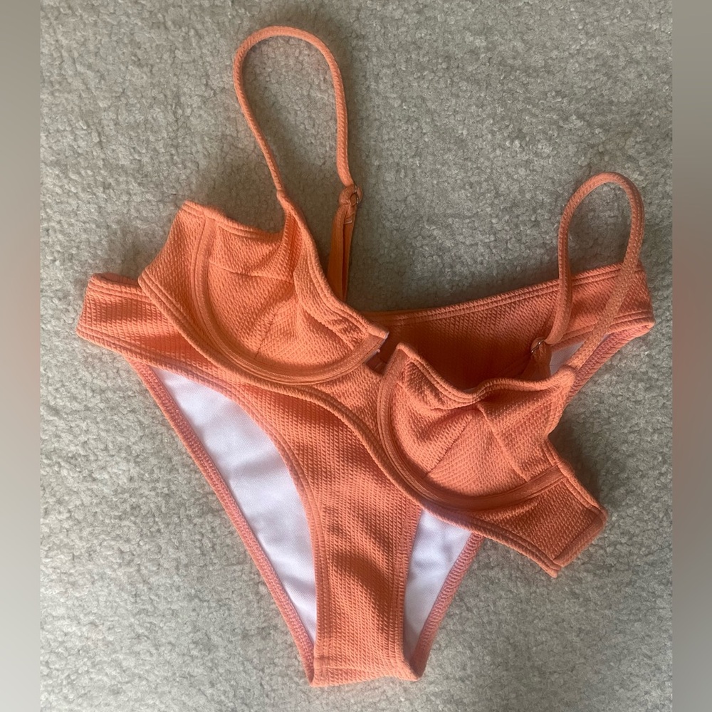 PrettyLittleThing Coral Bikini